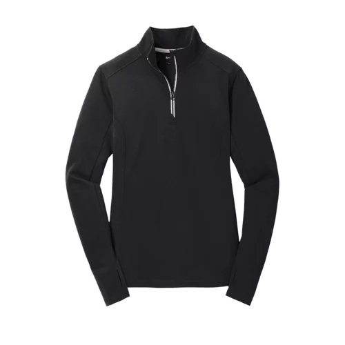 Scrubs By Design Sport-Tek® Women's Sport-Wick® Textured 1/4-Zip Pullover