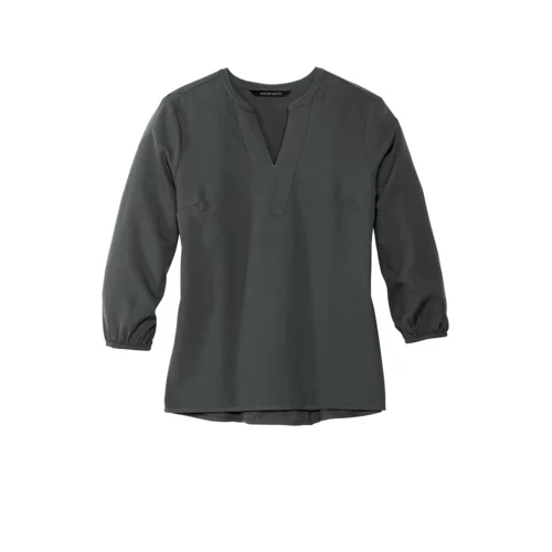 Scrubs By Design Mercer+Mettle® Women's Stretch Crepe 3/4-Sleeve Blouse